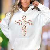 "Easter Cross Pattern" | Festive Graphic Unisex Adult Hoodie | Seasonal Lifestyle