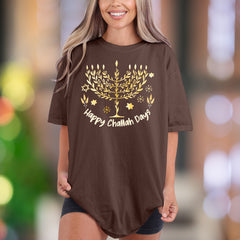 "Happy Challah Days" | Comfort Colors Unisex Adult T-Shirt | Festive Holiday Style