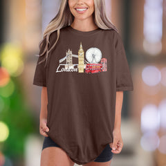 "London" | Comfort Colors Unisex Adult T-Shirt | Iconic Travel Lifestyle Tee