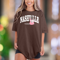 "Nashville Tennessee" Comfort Colors Unisex Adult T-Shirt | Music City Lifestyle Tee