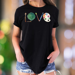 "LOVE" Artist Tools Unisex Adult T-Shirt | Creative Expression Lifestyle