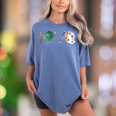"LOVE" Artist Design | Comfort Colors Unisex Adult T-Shirt | Creative Expression Lifestyle