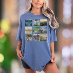 Impressionist Art Gallery | Comfort Colors Unisex Adult T-Shirt | Vintage Creative Lifestyle