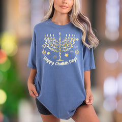 "Happy Challah Days" | Comfort Colors Unisex Adult T-Shirt | Festive Holiday Style