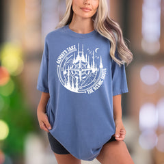 "Always Take The Scenic Route" | Comfort Colors Unisex Adult T-Shirt | Outdoor Adventure Lifestyle