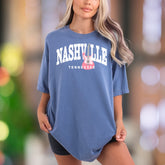 "Nashville Tennessee" Comfort Colors Unisex Adult T-Shirt | Music City Lifestyle Tee