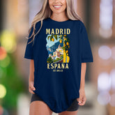 Madrid España Est. 865 A.D. | Comfort Colors Unisex Adult T-Shirt | Vintage Travel Lifestyle