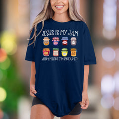"Jesus Is My Jam" | Comfort Colors Unisex Adult T-Shirt | Faith-Inspired Lifestyle