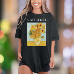 VAN GOGH Sunflowers | Comfort Colors Unisex Adult T-Shirt | Vintage Art Lover Aesthetic