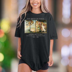 "THE BIRTH OF VENUS" | Comfort Colors Unisex Adult T-Shirt | Classic Art Vintage Style