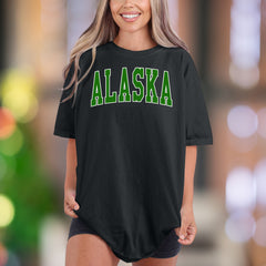 "ALASKA" | Comfort Colors Unisex Adult T-Shirt | Retro Collegiate Style