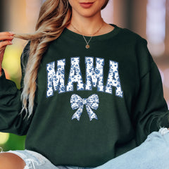 "MAMA" | Vintage Floral Unisex Adult Long Sleeve T-Shirt | Motherhood Lifestyle