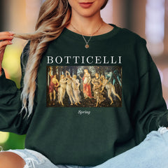 "BOTTICELLI Spring" | Renaissance Art Unisex Adult Long Sleeve T-Shirt | Artistic Expression
