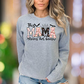 "This Mama Loves Her Boos" | Halloween Spooky Unisex Adult Sweatshirt | Festive Mom Apparel