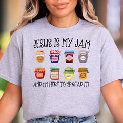 "Jesus Is My Jam" | Whimsical Graphic Unisex Adult T-Shirt | Faith-Inspired Lifestyle