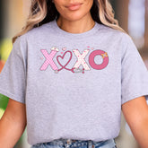"XOXO Nurse Love" | Playful Healthcare Graphic Unisex Adult T-Shirt | Caring Lifestyle Apparel
