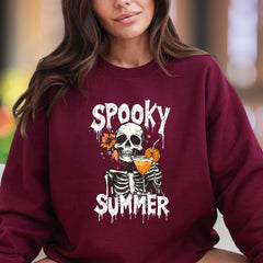 "Spooky Summer" | Graphic Humor Unisex Adult Sweatshirt | Quirky Lifestyle