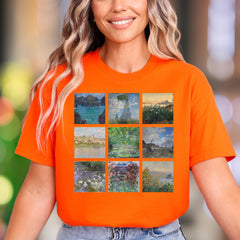 "Masterpieces Montage" | Fine Art Pattern Unisex Adult T-Shirt | Artistic Expression