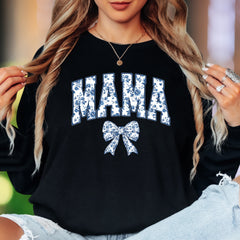 "MAMA" | Vintage Floral Unisex Adult Long Sleeve T-Shirt | Motherhood Lifestyle