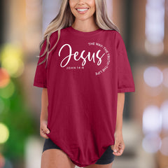 "Jesus: The Way, The Truth, The Life" | Comfort Colors Unisex Adult T-Shirt | Faith-Inspired Lifestyle
