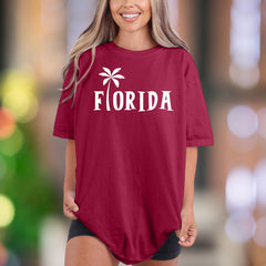 "Florida" | Comfort Colors Unisex Adult T-Shirt | Tropical Lifestyle Tee