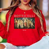 "BOTTICELLI Spring" | Renaissance Art Unisex Adult Long Sleeve T-Shirt | Artistic Expression