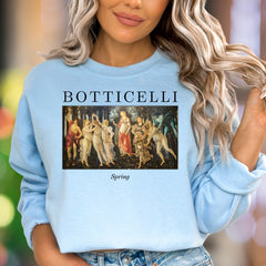 "BOTTICELLI Spring" | Renaissance Art Unisex Adult Sweatshirt | Artistic Lifestyle