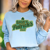 "Saint Patrick's Day" | Retro Typography Unisex Adult Sweatshirt | Festive Holiday Apparel
