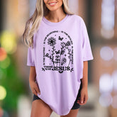 "In The Searching, In The Waiting, In The Healing, In The Hurting, There Was Jesus" | Comfort Colors Unisex Adult T-Shirt | Floral Faith Apparel