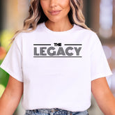 "The Legacy" | Bold Typography Unisex Adult T-Shirt | Heritage & Ambition