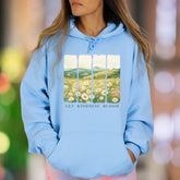 "Let Kindness Bloom" | Nature Landscape Unisex Adult Hoodie | Motivational Lifestyle