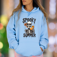 "Spooky Summer" | Gothic Retro Unisex Adult Hoodie | Humorous Lifestyle