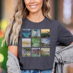 "Masterpieces Montage" | Fine Art Pattern Unisex Adult T-Shirt | Artistic Expression