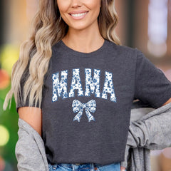 "MAMA" Floral Arch Unisex Adult T-Shirt | Chintz Pattern Lifestyle