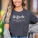 "Be Still and Know That I Am God" | Sea Life Graphic Unisex Adult T-Shirt | Faith-Inspired Lifestyle