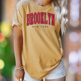 "BROOKLYN NEW YORK" | Comfort Colors Unisex Adult T-Shirt | Retro Streetwear Style