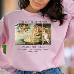 "The Birth of Venus" | Renaissance Art Unisex Adult Sweatshirt | Classic Aesthetic