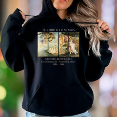"THE BIRTH OF VENUS" | Renaissance Art Unisex Adult Hoodie | Classic Art Lifestyle