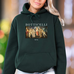 "BOTTICELLI Spring" | Renaissance Art Unisex Adult Hoodie | Artistic Heritage