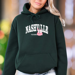 "Nashville Tennessee" | Graphic Music Unisex Adult Hoodie | Local Pride Apparel