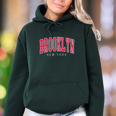 "BROOKLYN NEW YORK" | Classic City Unisex Adult Hoodie | Urban Lifestyle