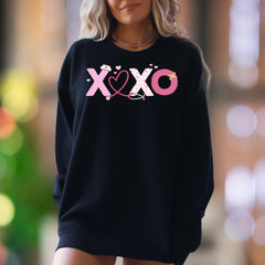"XOXO Nurse" | Valentines Medical Graphic Unisex Adult Sweatshirt | Healthcare Appreciation