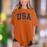 "USA" | Comfort Colors Unisex Adult T-Shirt | Classic Heritage Style