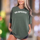 "GO SPORTS" | Comfort Colors Unisex Adult T-Shirt | Funny Casual Personality Tee