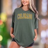 "Colorado" | Comfort Colors Unisex Adult T-Shirt | Classic State Pride Style