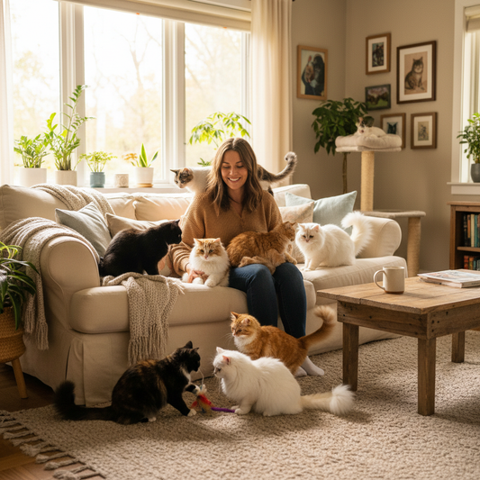Celebrate Your Love for Every Cat with Our Multiple Pets Look