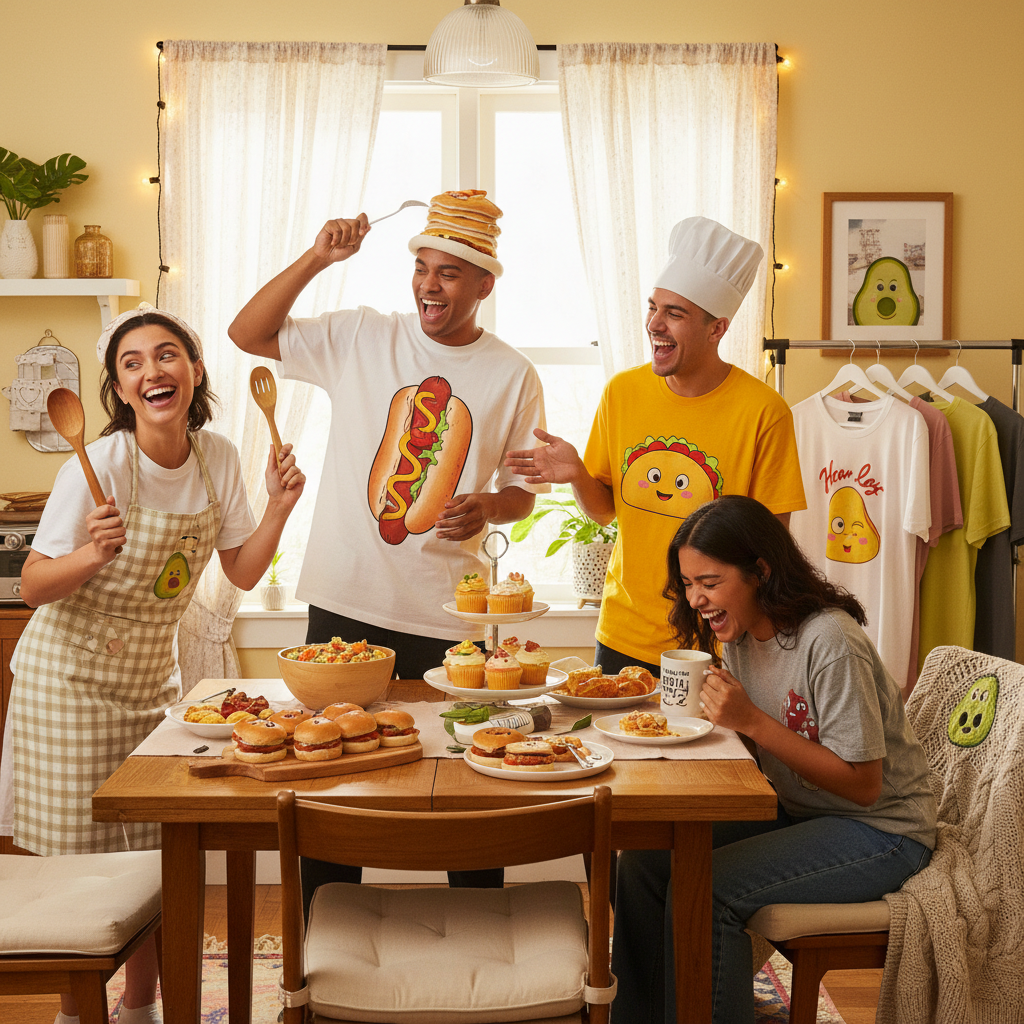 Serve Up Smiles: Why We Love Food Humor Fashion