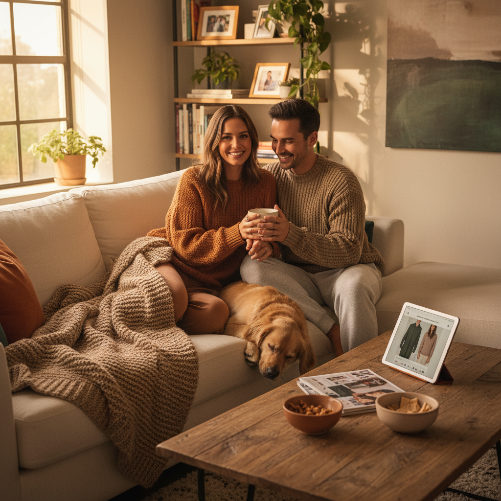 Cozy & Connected: Style Your Love with Our Couples Collection