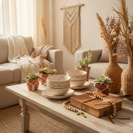 Embrace Calm and Faith with Our Boho Aesthetic Collection