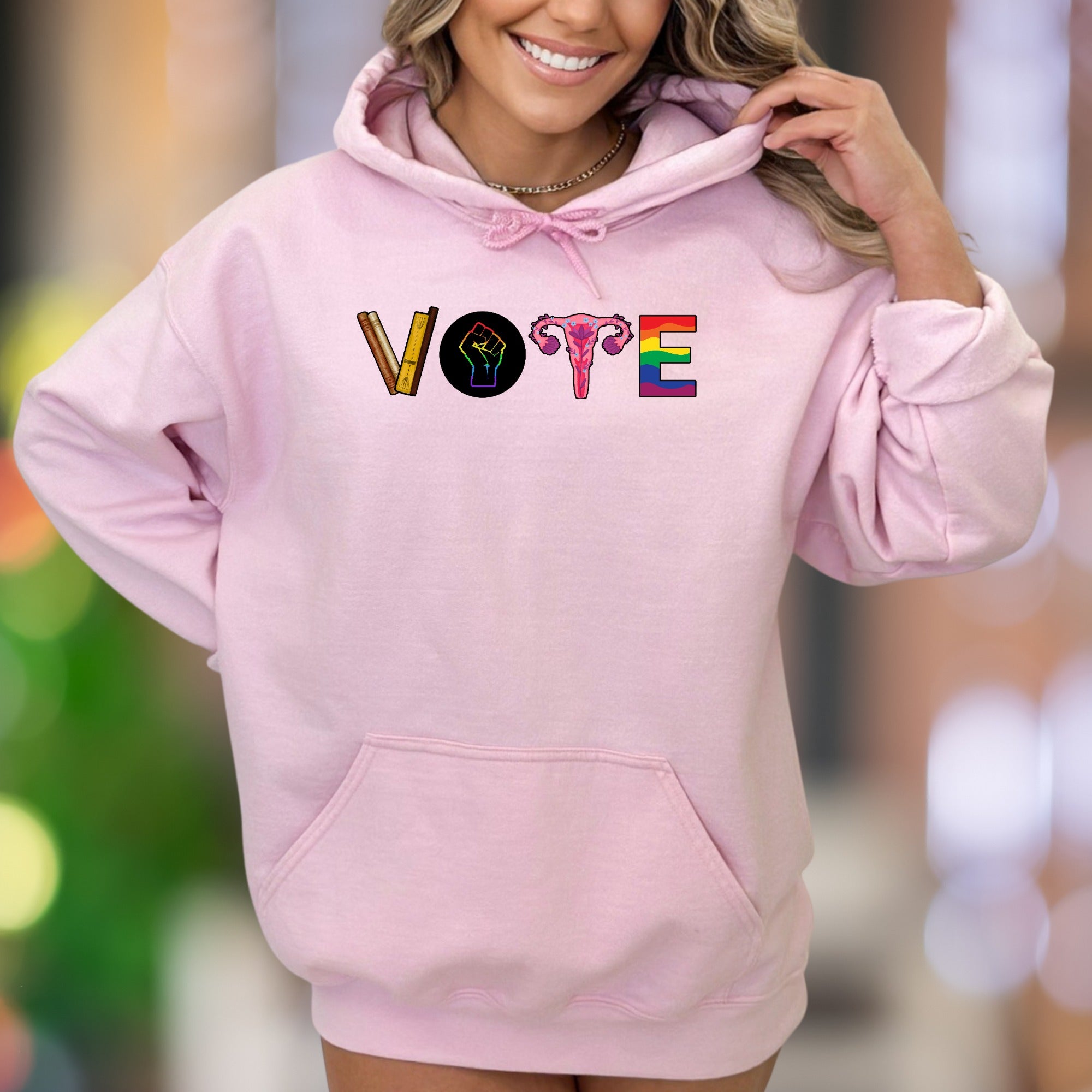 "VOTE" | Statement Graphic Unisex Adult Hoodie | Empowerment Lifestyle